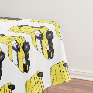Nappe Illustration du fourgonnette de livraison