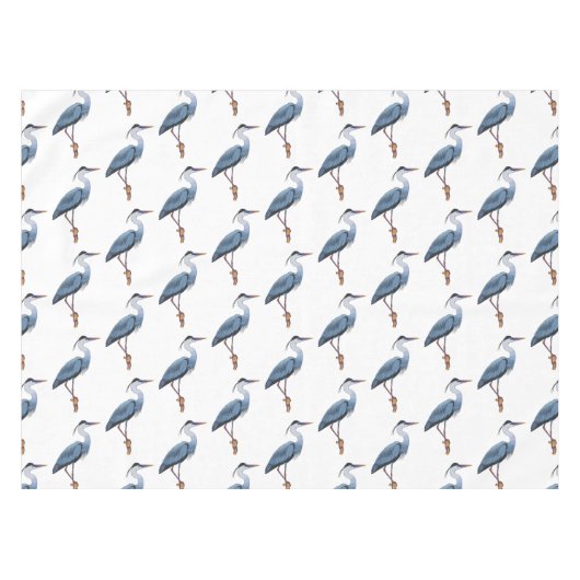 Nappe Illustration du grand héron bleu (Devant (Horizontal))