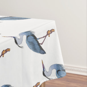 Nappe Illustration du grand héron bleu