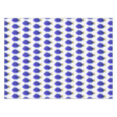 Nappe Illustration du poisson de la cuve bleue (Devant (Horizontal))