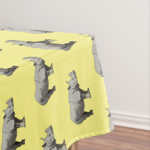 Nappe Illustration du rhinocéros de Javan
