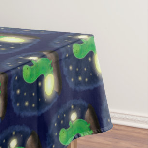 Nappe Illustration du ver vert mou