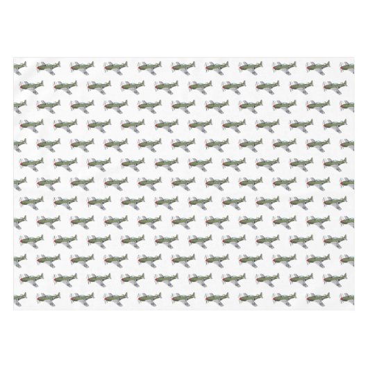 Nappe Illustration d'un avion militaire (Devant (Horizontal))