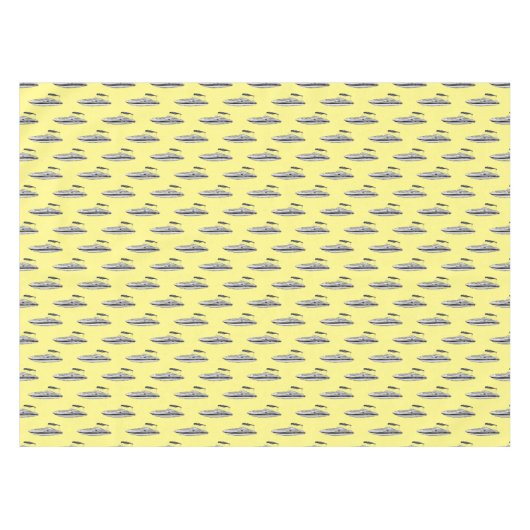 Nappe Illustration d'un bateau à moteur (Devant (Horizontal))