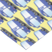Nappe Illustration d'un bus moderne bleu mignon (Angle)