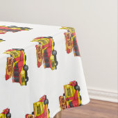 Nappe Illustration d'un camion de nourriture pour chien (In Situ)
