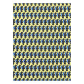 Nappe Illustration d'un camion monstre bleu mou (Devant)