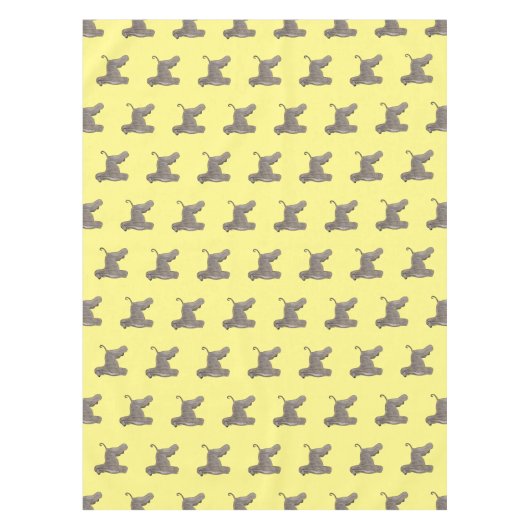Nappe Illustration d'un chien hound afghan (Devant)