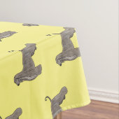Nappe Illustration d'un chien hound afghan (In Situ)