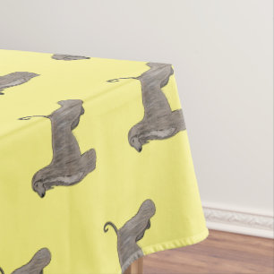 Nappe Illustration d'un chien hound afghan