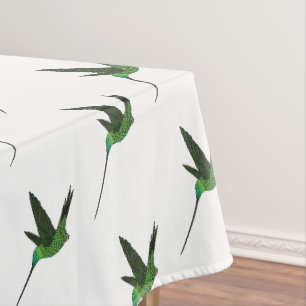 Nappe Illustration d'un colibri à bec épée