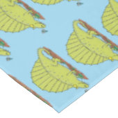 Nappe Illustration d'un dimétrodon vert mignon (Angle)