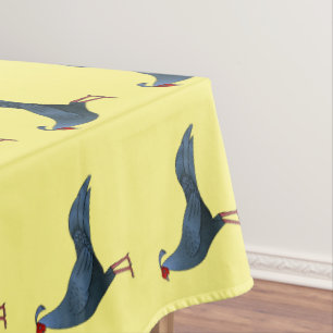 Nappe Illustration d'un oiseau siamois victime d'un tir 