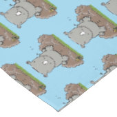Nappe Illustration d'un petit rhinocéros (Angle)