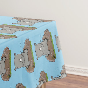 Nappe Illustration d'un petit rhinocéros