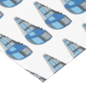 Nappe Illustration d'un train électrique (Angle)