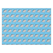 Nappe Illustration d'une caricature de poisson stingray (Devant (Horizontal))
