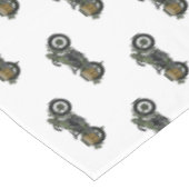 Nappe Illustration d'une moto de croiseur militaire (Angle)