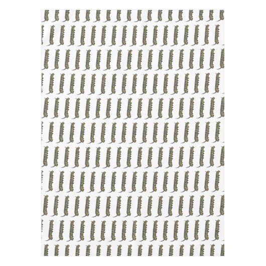 Nappe Illustration Monarch caterpillar (Devant)