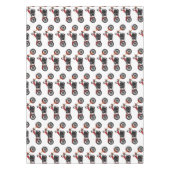 Nappe Illustration motocyclette de style hélicoïdal (Devant)