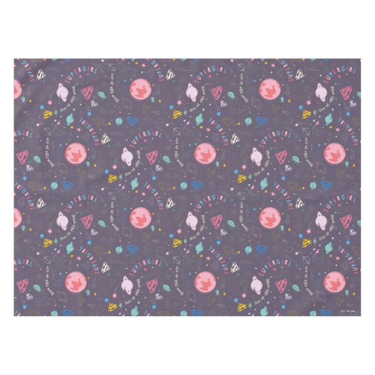 Nappe Illustration Supergirl volant vers le haut (Devant (Horizontal))