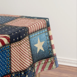 Nappe Image Americana Patchwork