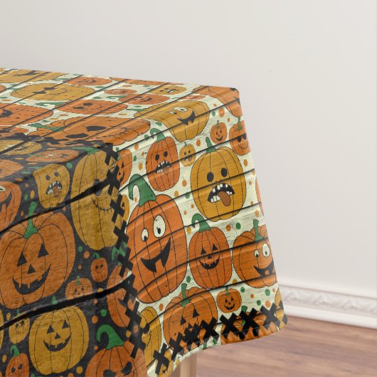 Nappe Image amusante Halloween Patchwork (In Situ)