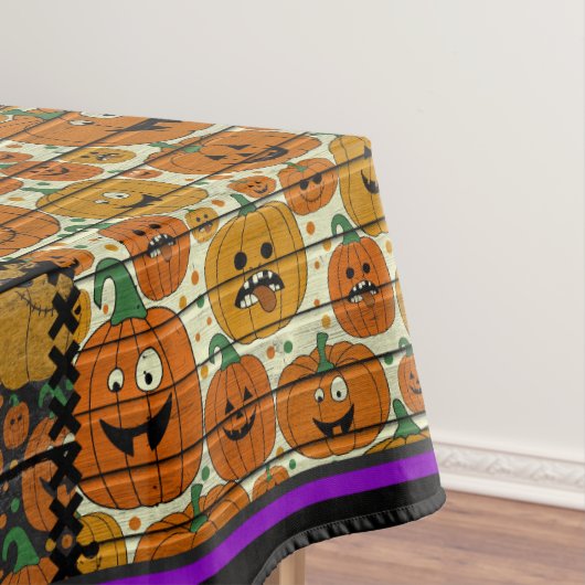 Nappe Image amusante Halloween Patchwork (In Situ)