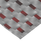 Nappe Image rouge sous plaques grises, formes rectangula (Angle)