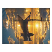 Nappe Imaginaire Cute Bateau Sunset Sea (Devant (Horizontal))