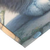 Nappe Imaginaire Cute Chat Jardin Fleurs (Angle)