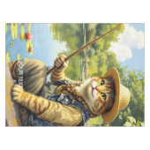 Nappe Imaginaire Cute Lake Chat Fishing (Devant (Horizontal))