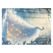 Nappe Imaginaire Cute Neige Blanc Peacock (Devant (Horizontal))