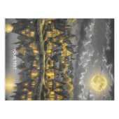 Nappe Imaginaire Cute Night Lake Moon (Devant (Horizontal))