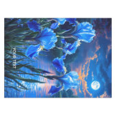 Nappe Imaginaire Cute River Blue Irises (Devant (Horizontal))