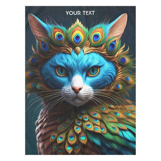 Nappe Imaginaire Cute Vivid Chat Peacock Mix (Devant)