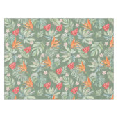 Nappe Imaginaire de feuillage à fleurs de Tropiques fonc (Devant (Horizontal))
