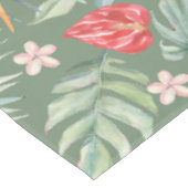Nappe Imaginaire de feuillage à fleurs de Tropiques fonc (Angle)
