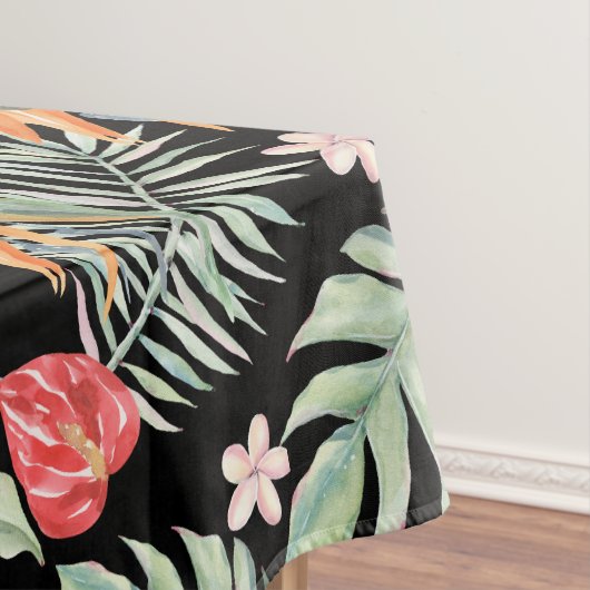 Nappe Imaginaire de feuillage à fleurs de Tropiques fonc (In Situ)