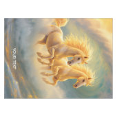 Nappe Imaginaire mignon deux chevaux vague (Devant (Horizontal))