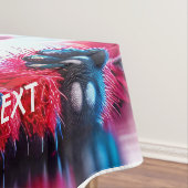 Nappe Imaginaire mignon rouge Panda bébé (In Situ)