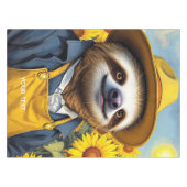 Nappe Imaginaire mignon Sloth Van Gogh (Devant (Horizontal))