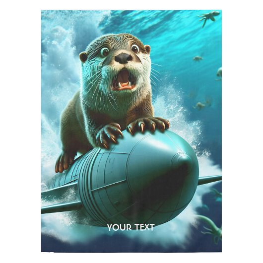 Nappe Imaginaire Mignonne Torpedo Otter Mer (Devant)