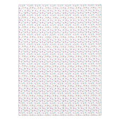 Nappe Impression à fleurs violettes et bleues, impressio (Devant)