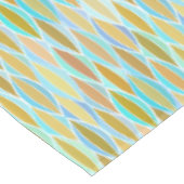 Nappe Impression à ruban du milieu du siècle - blues et  (Angle)