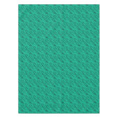 Nappe Impression abstraite de tigre turquoise vert (Devant)