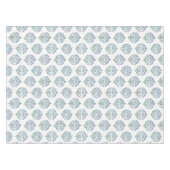 Nappe Impression de bloc de médaille florale verte bleue (Devant (Horizontal))