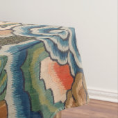 Nappe Impression de broderie en soie blanche antique chi (In Situ)