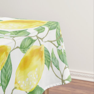 Nappe Impression de citron frais de cuisine/salle à mang