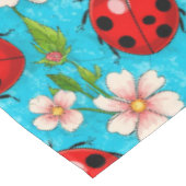 Nappe Impression de coccinelle de jardin pour décoration (Angle)